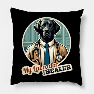 Doctor Labrador Retriever Pillow