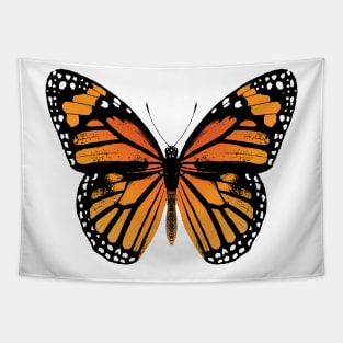 Monarch Butterfly | Butterflies | Insects | Wings | Nature | Orange, Black and White Tapestry