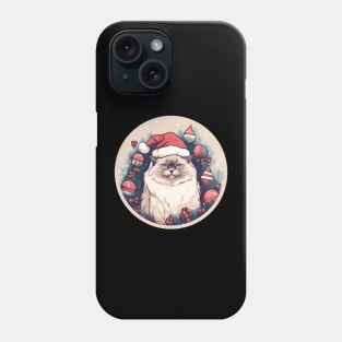 Birman Cat Xmas, Love Cats Phone Case