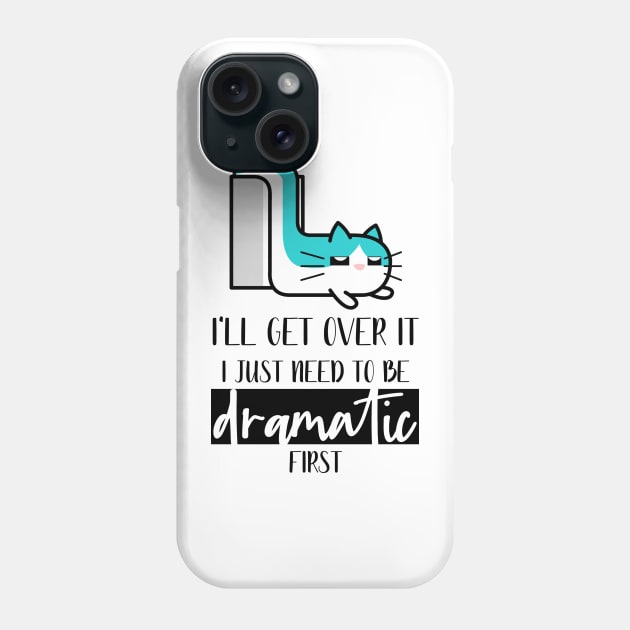 Dramatic Cat Phone Case by HilariousDelusions