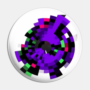 Mosaic Twist (Purple) Pin