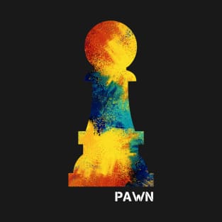 Pawn Chess Piece Color Splash T-Shirt