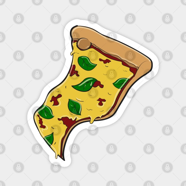 Pizza Magnet by mcillustrator