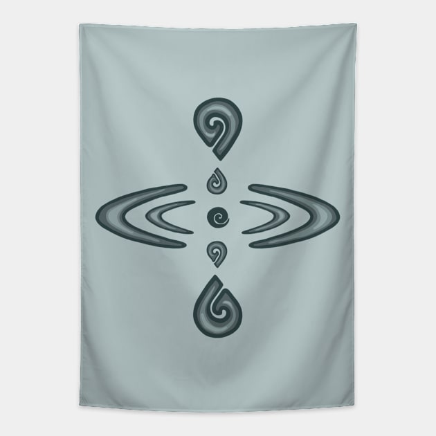 Mindfulness Symbol Tapestry by Slightly Unhinged