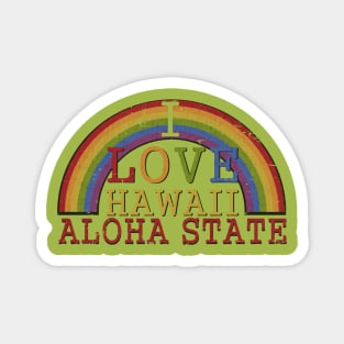 Aloha State Hawaii Magnet