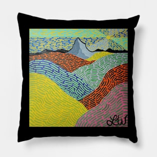 Patchwork Hills Pillow