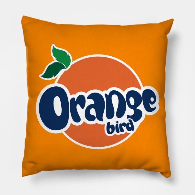 Orange Bird Soda Pillow by WDWFieldGuide