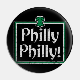 Philly Philly Special Liberty Bell Green and White Pin