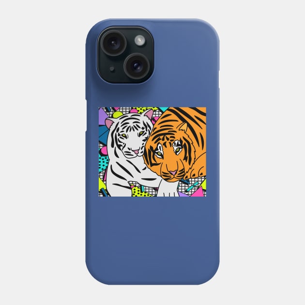 Patty Tiger Wild Animals Phone Case by flofin