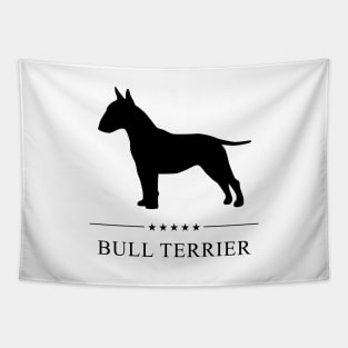 Bull Terrier Black Silhouette Tapestry