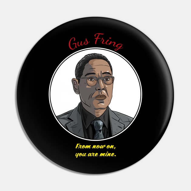 Gus Fring - Better Call Saul Pin by Black Snow Comics