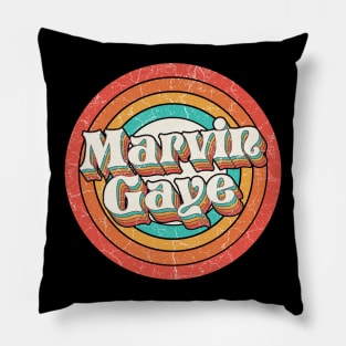 Marvin Proud Name- Vintage Grunge Style Pillow