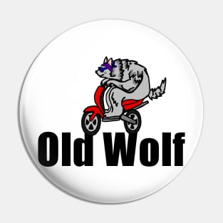 Old Wolf Pin