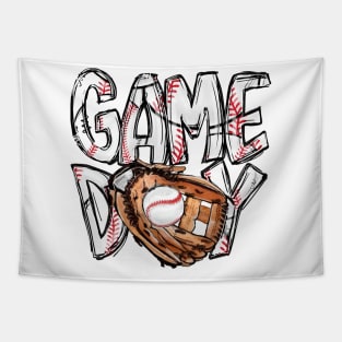 Baseball Game Day Tapestry