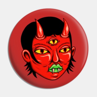 Devil Person Pin