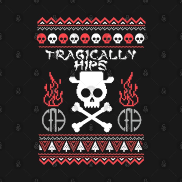 tragically hips happy x by psychedelic skull