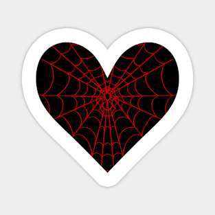 Spider Web Heart V2 Magnet