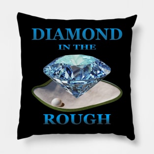 Golf, Diamond In The Rough, Golfer, Golfing, Golf Ball, Golf Club, Golf Player, Golf Course, Gift For Dad, Gift For Mom, Fathers Day, Mothers Day Pillow