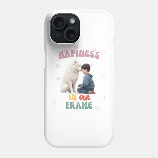 Samoyed, Friendship, the most adorable best friend gift to a Samoyed Lover Phone Case by HSH-Designing
