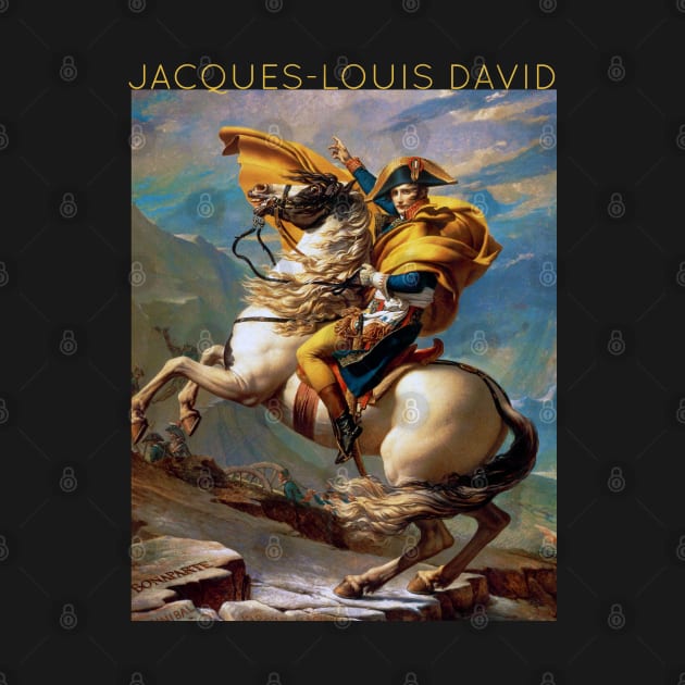 Jacques-Louis David - Napoleon Crossing the Alps by TwistedCity