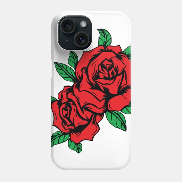 Rose Phone Case by White Name