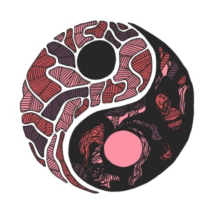 Ambrose Abstract Yin Yang T-Shirt