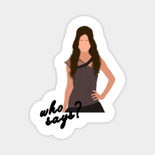 Sel in Black Dress Outfit Fan Art Magnet