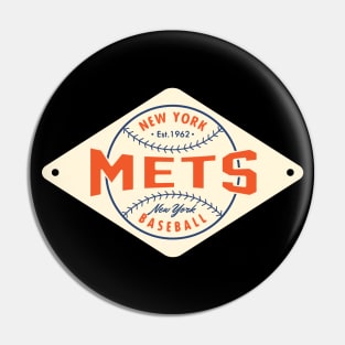 New York Mets Diamond 1 by Buck tee Originals Pin