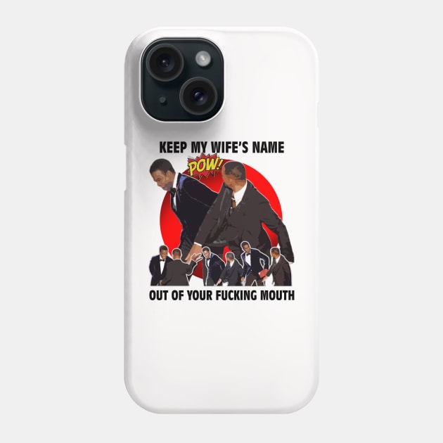 wow will smith slap chris rock Phone Case by RANS.STUDIO