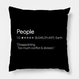 People - One Star Pillow