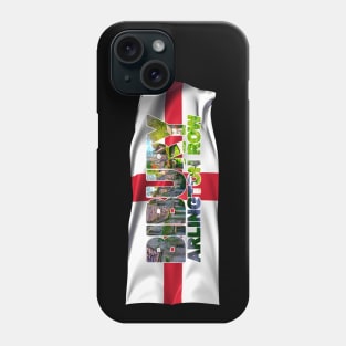 BIBURY - Arlington Row, Gloucestershire, England w/ Flag Phone Case