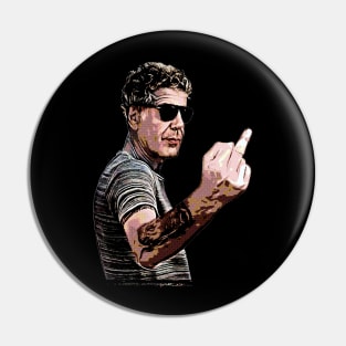 Anthony Bourdain Vintage - Middle Finger Pin