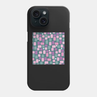 green and pink rectangles Phone Case