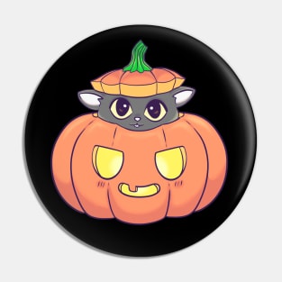 Cat-O-Lantern Pin