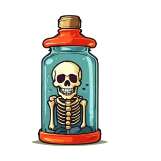 skeleton in bottle T-Shirt