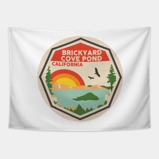 Brickyard Cove Pond California Colorful Tapestry