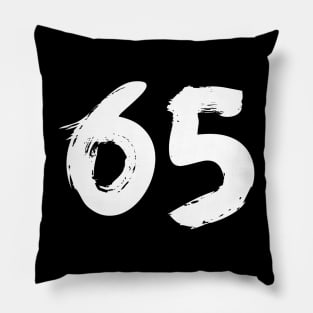 Number 65 Pillow