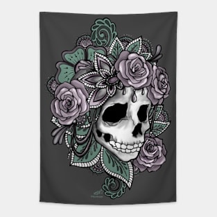 Rose Bone Henna Tapestry