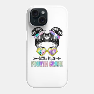 Little Miss Fourth Grade Girls Back To School Shirt Daughter Phone Case