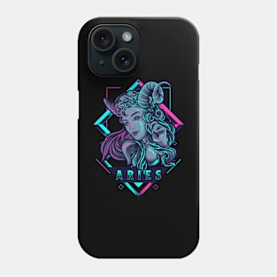 Zodiac ARIES NEON Series Phone Case