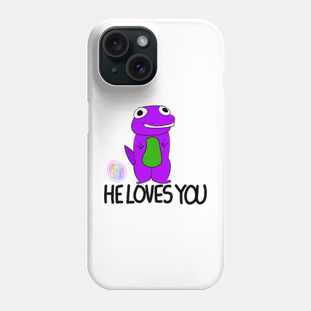 He Loves You Phone Case by Materiaboitv