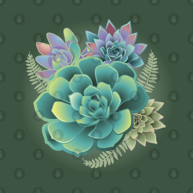 Succulent Art by MplusC