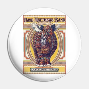 Dave Matthews Band New Art DMB2019 Aug 30 - Sept 1 2019 Pin