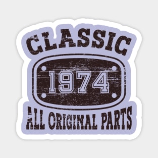 Vintage 1974 - All Original Parts Magnet