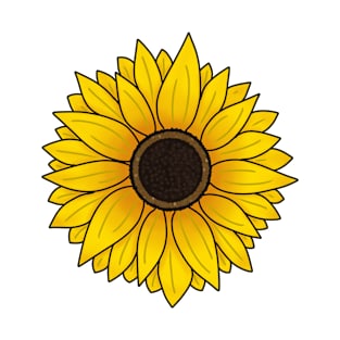 Sunflower (Large Print) T-Shirt