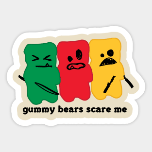 Gummy Bears Sticker for Sale by Fifiyaa