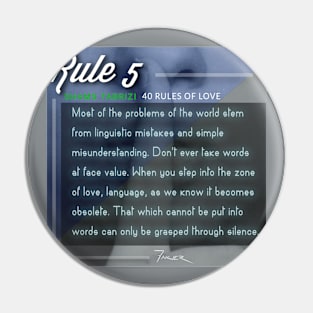 Copy of 40 RULES OF LOVE - 5 Pin