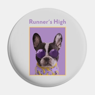 Runner's High Doge Pin