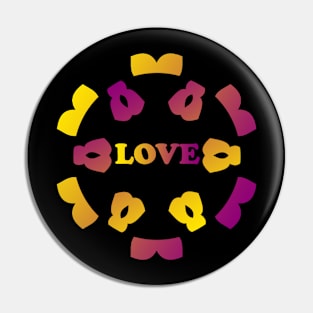 Sunset Love Pin