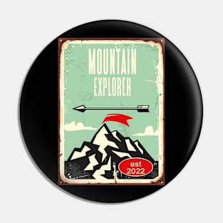 Mountain Explorer, est 2022 Pin